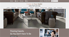 Desktop Screenshot of carpetandflooroutlet.com